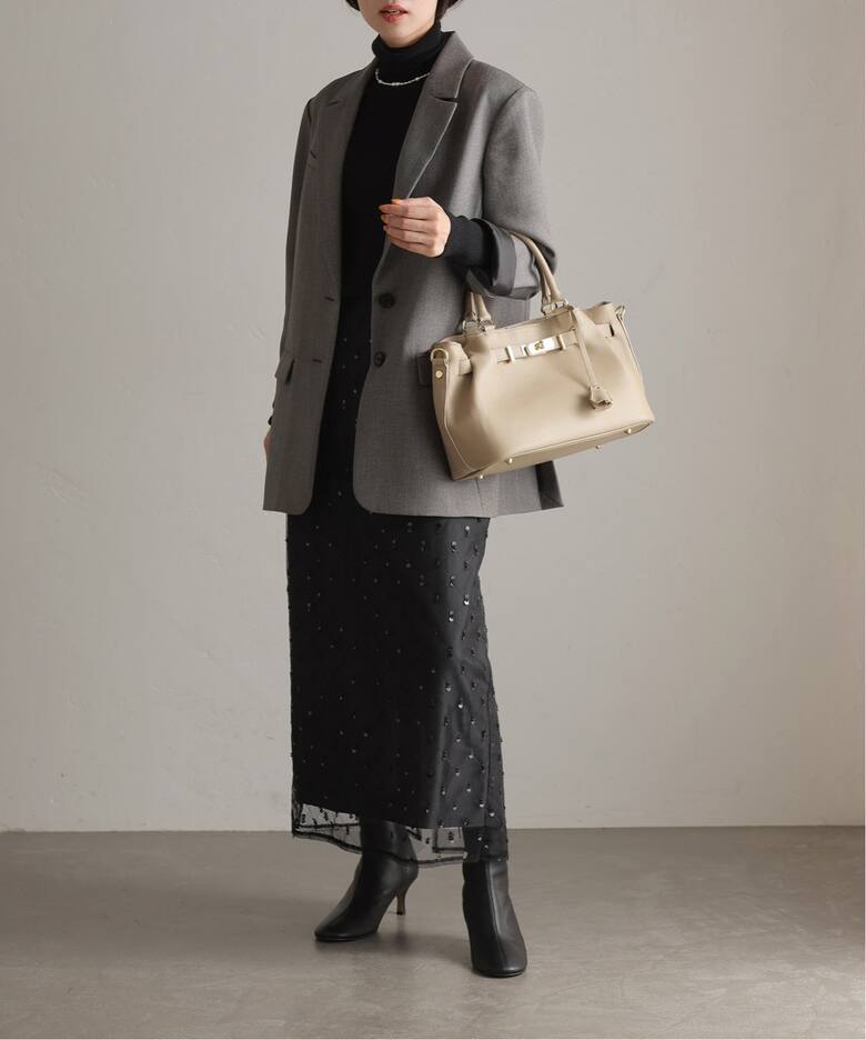 スパンコールビジュースカート（ロング・マキシ丈スカート）｜La  