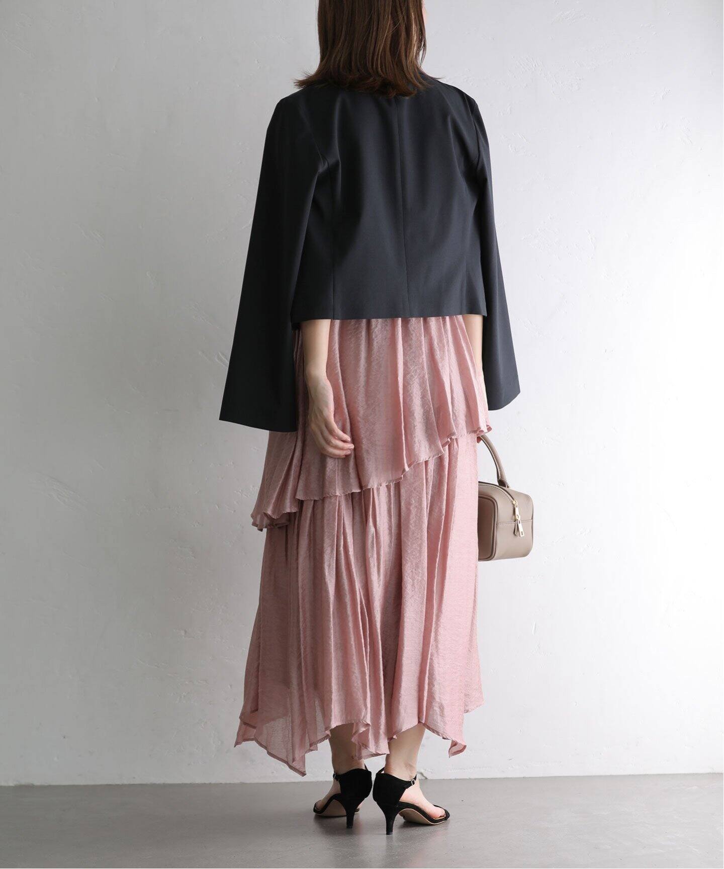 シアーティアードスカート（ロング・マキシ丈スカート）｜La Totalite  