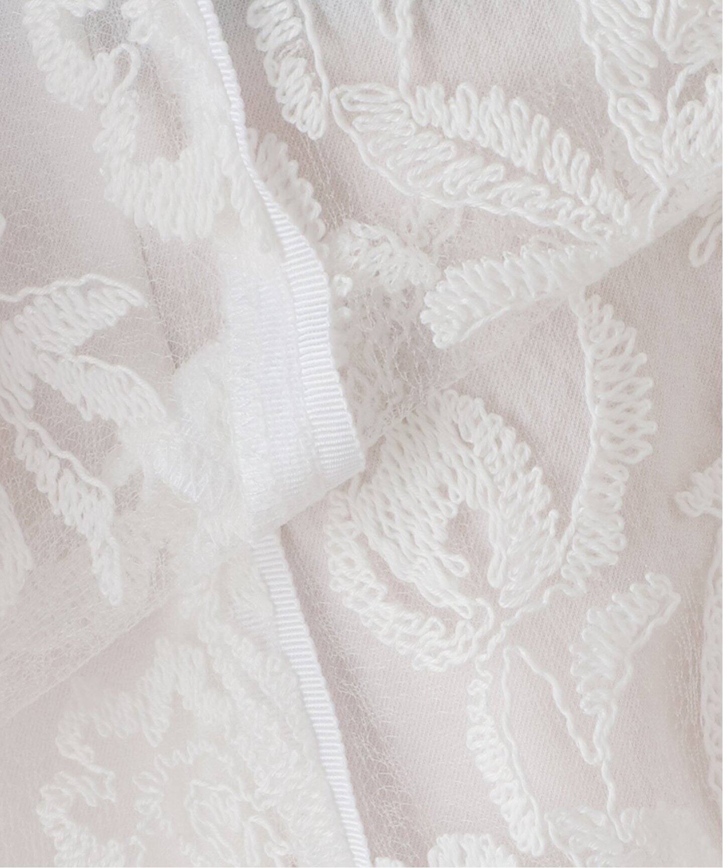 エンブロイダリーチュールスカート（ロング・マキシ丈スカート）｜La  