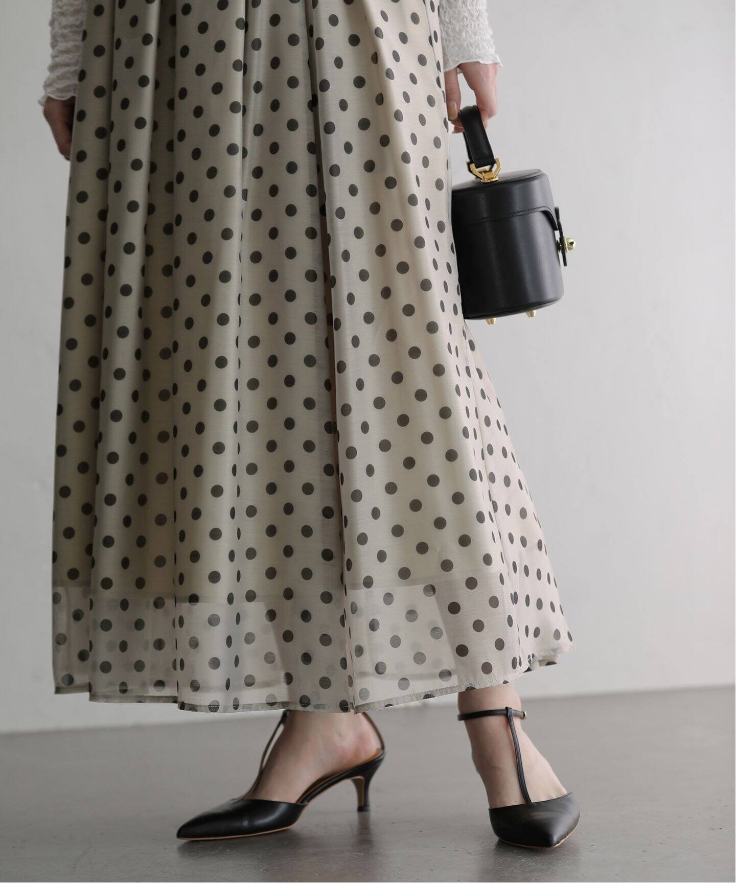 シアードットスカート（ロング・マキシ丈スカート）｜La Totalite（ラ  