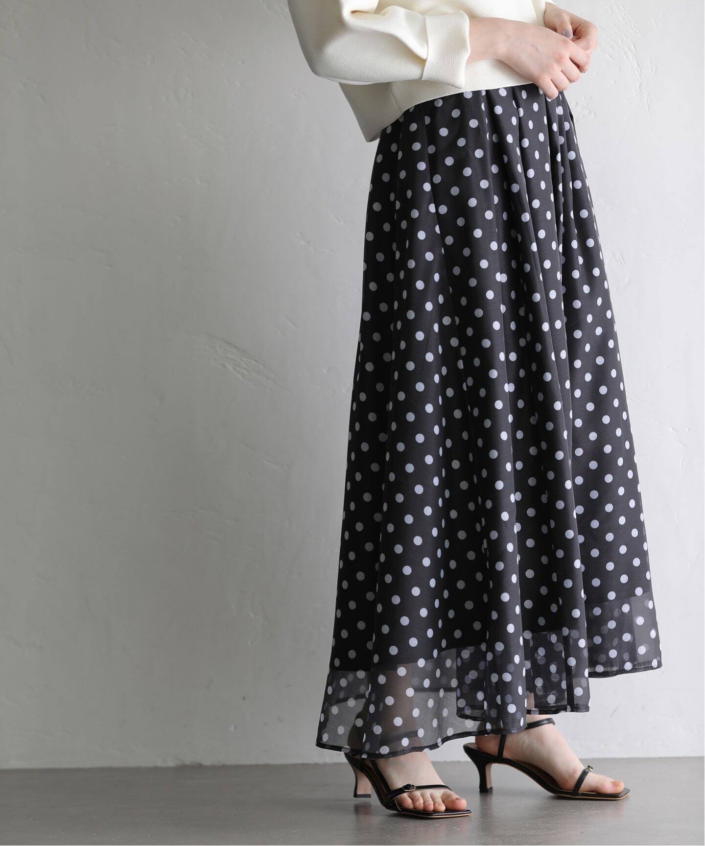 シアードットスカート（ロング・マキシ丈スカート）｜La Totalite（ラ  