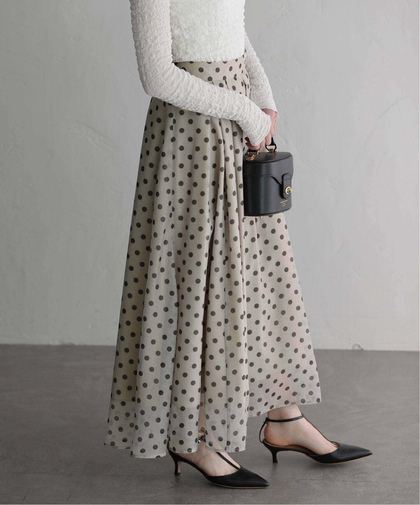 シアードットスカート（ロング・マキシ丈スカート）｜La Totalite（ラ  