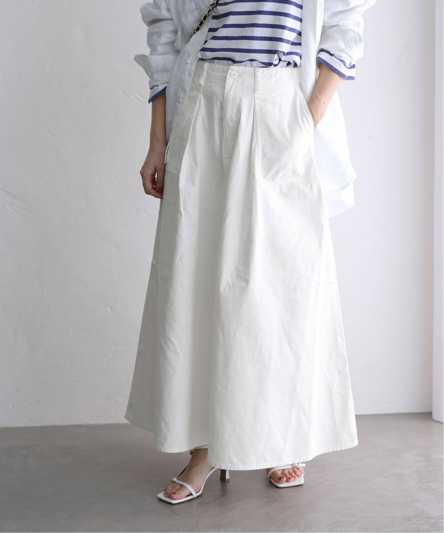 Healthy denim/ヘルシーデニム】LEMON（ロング・マキシ丈スカート  