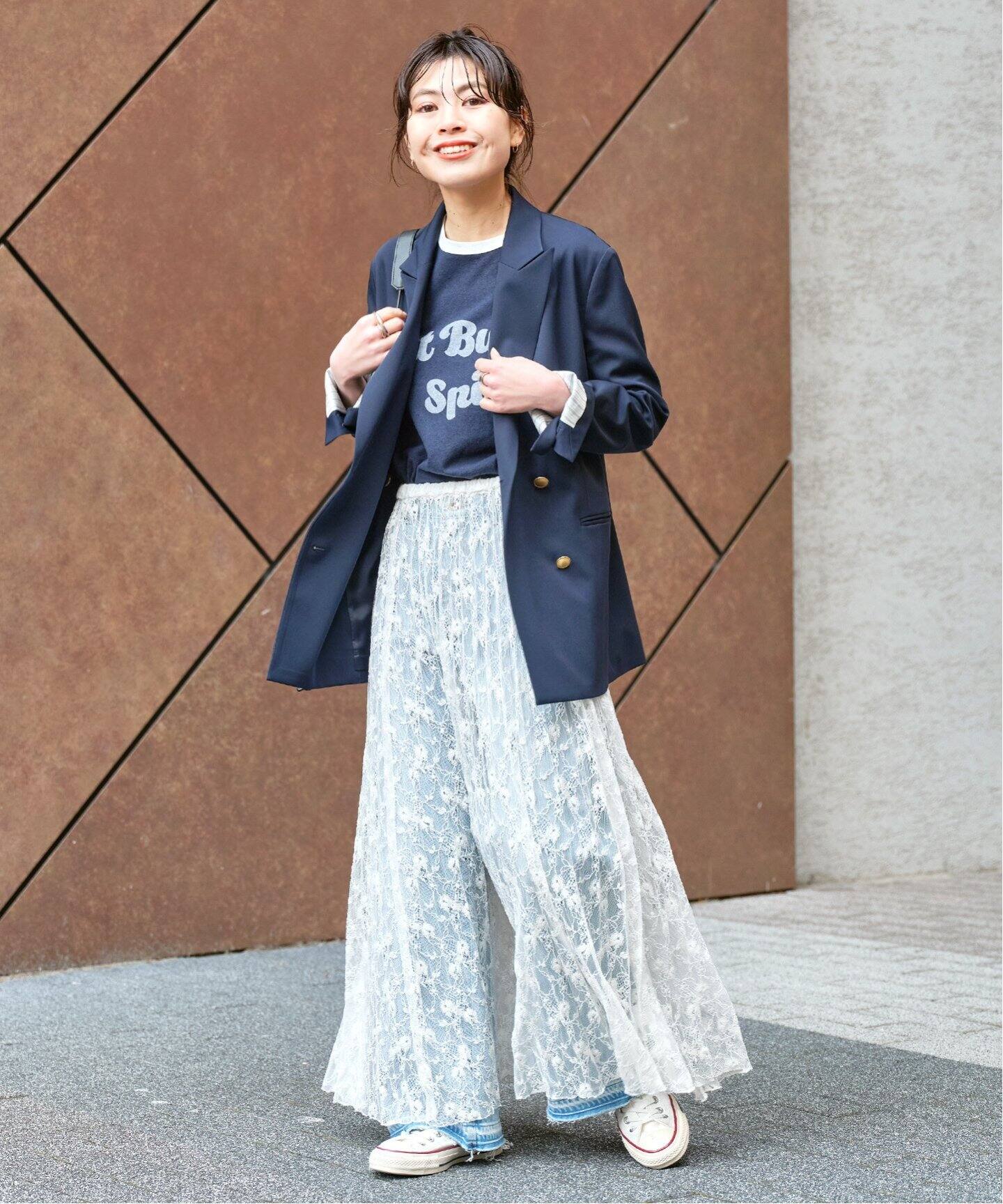 シアーレースプリーツスカート（ロング・マキシ丈スカート）｜Spick  