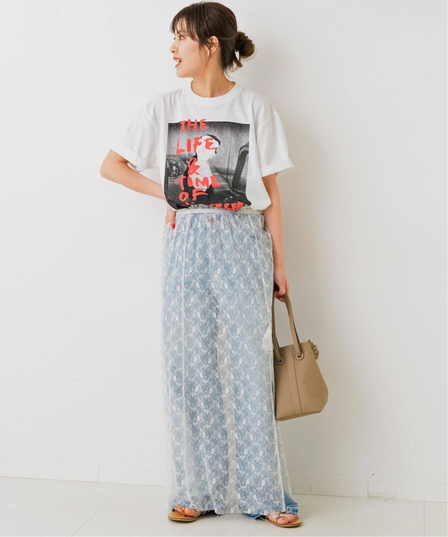 ギャザーレーススカート（ロング・マキシ丈スカート）｜Spick and Span 