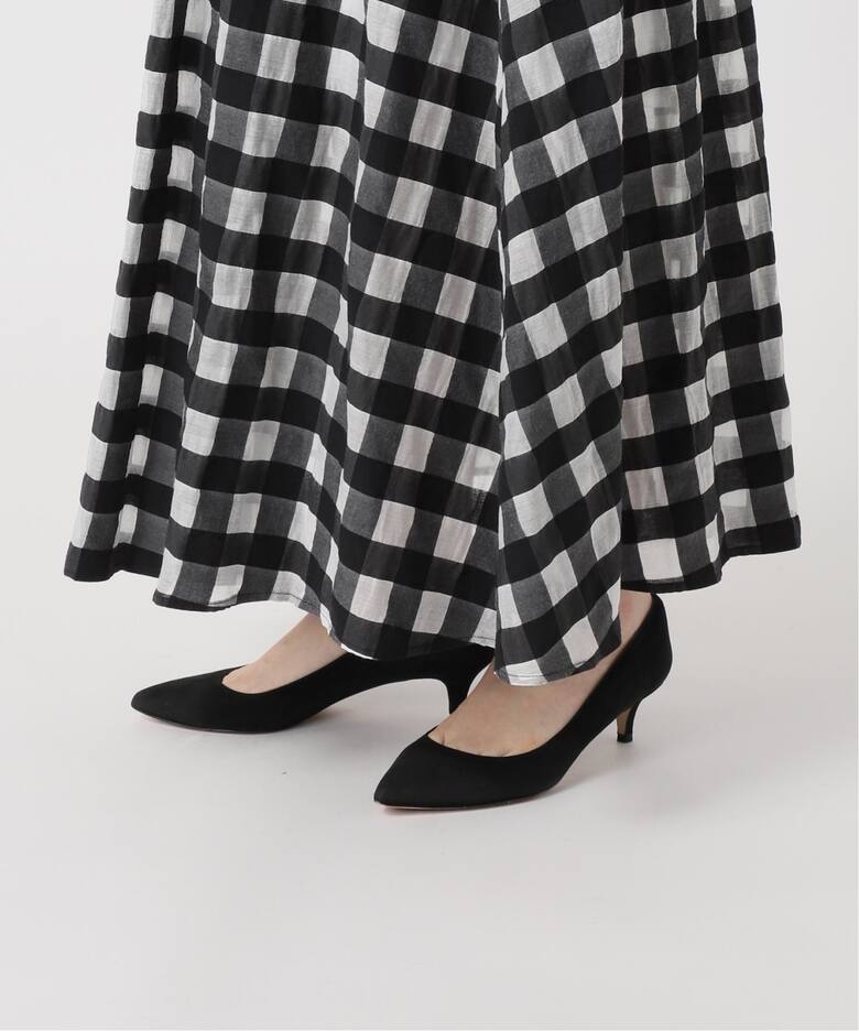 シアーギンガムチェックスカート（ロング・マキシ丈スカート）｜Spick  