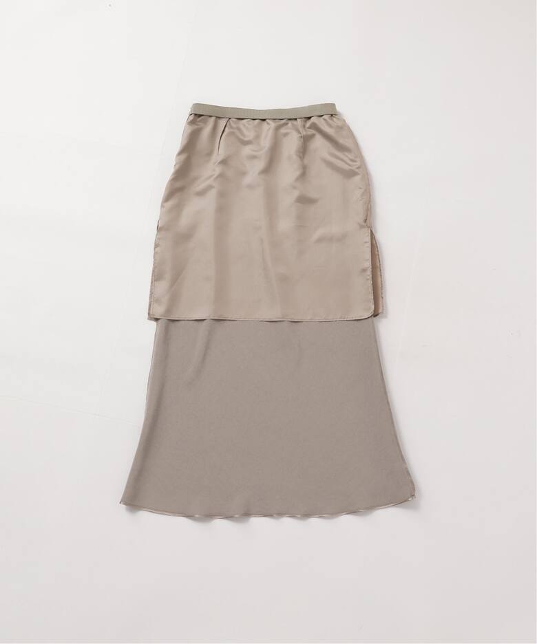 サテンフレアスカート（ロング・マキシ丈スカート）｜Spick and Span  