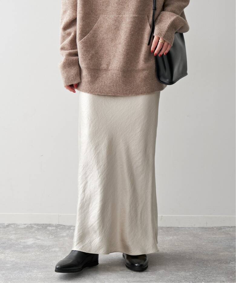 追加》サテンフレアスカート（ロング・マキシ丈スカート）｜Spick and  
