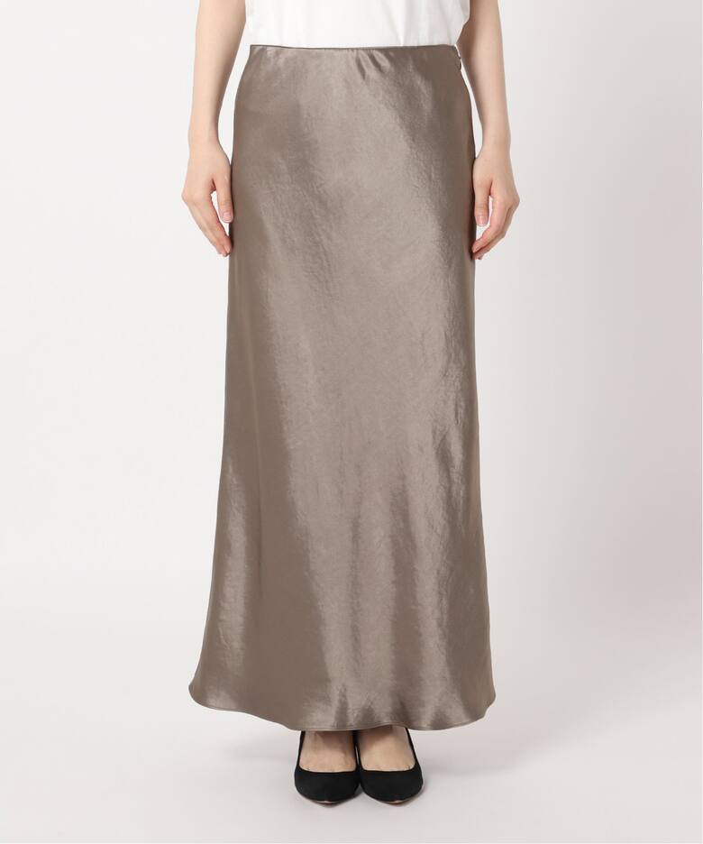 追加》サテンフレアスカート（ロング・マキシ丈スカート）｜Spick and  