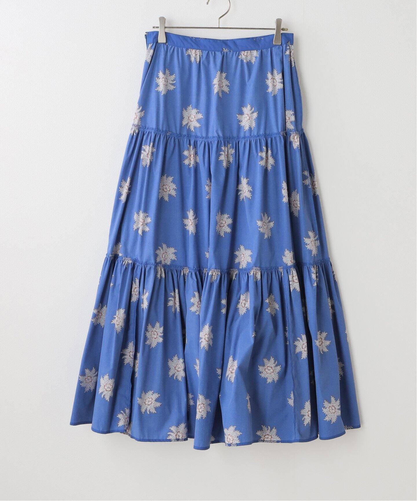 LIBERTYティアードギャザースカート（ロング・マキシ丈スカート  