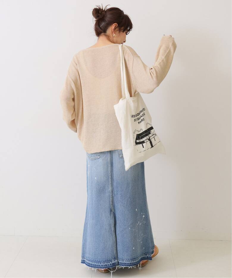 5 1/2 FLARE LINE SKIRT（デニムスカート）｜Spick and Span（スピック  