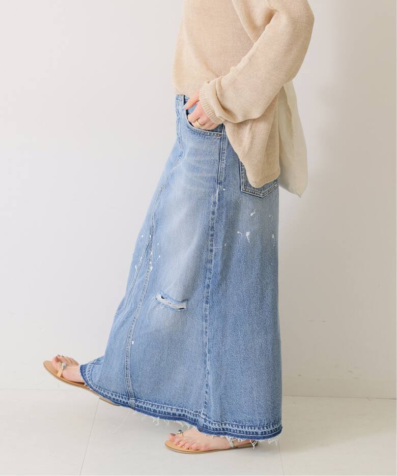 5 1/2 FLARE LINE SKIRT（デニムスカート）｜Spick and Span（スピック  