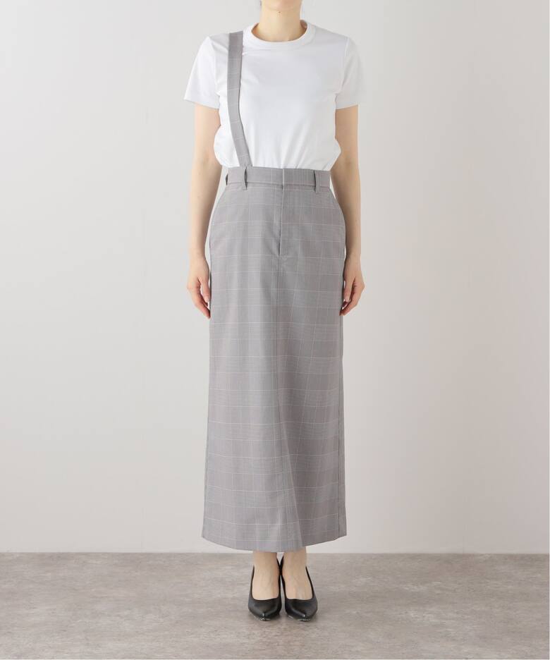 ワンショルダーロングタイトスカート（ロング・マキシ丈スカート  