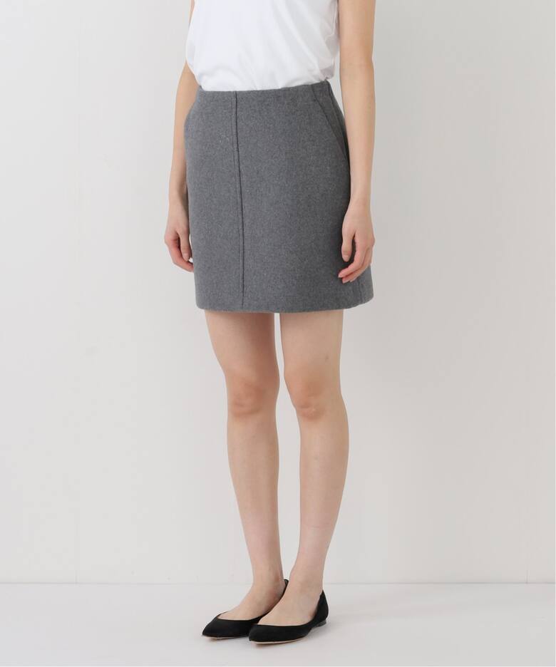 追加》メルトンAラインミニスカート（ミニスカート）｜Spick and Span  