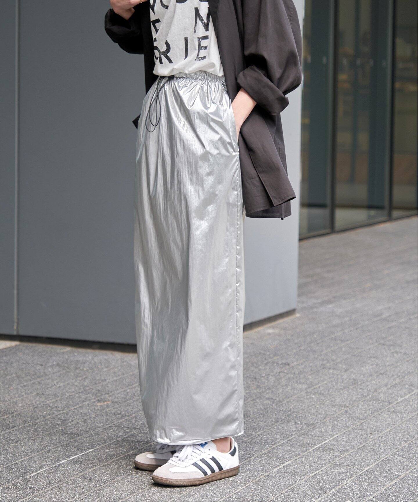 ♥新品タグ付♥ 訳アリ　エブール　サボイストライプスカート　ブルーxホワイト ♥新品タグ付♥ 訳アリ エブール サボイストライプスカート