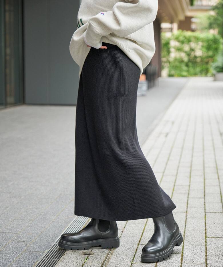 WEB限定追加》ラメリブニットタイトスカート（その他スカート）｜Spick  