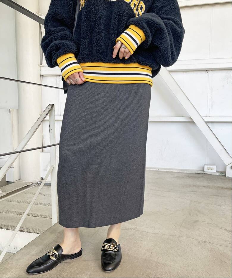 WEB限定追加》ラメリブニットタイトスカート（その他スカート）｜Spick  