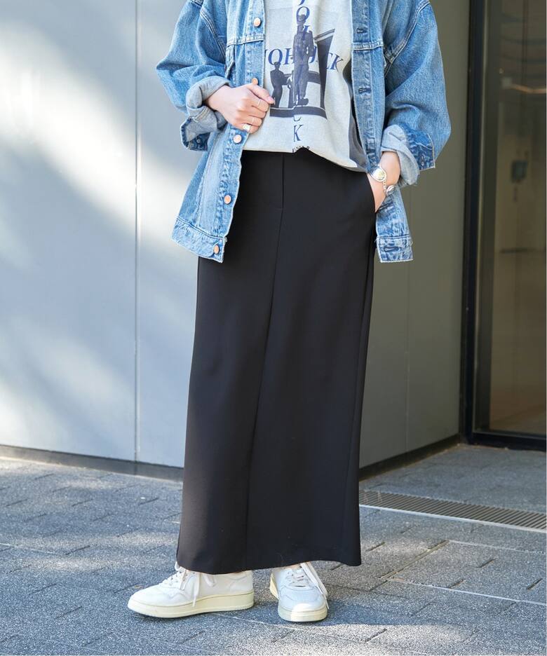 ≪追加≫イージーIラインスカート（ロング・マキシ丈スカート）｜Spick 