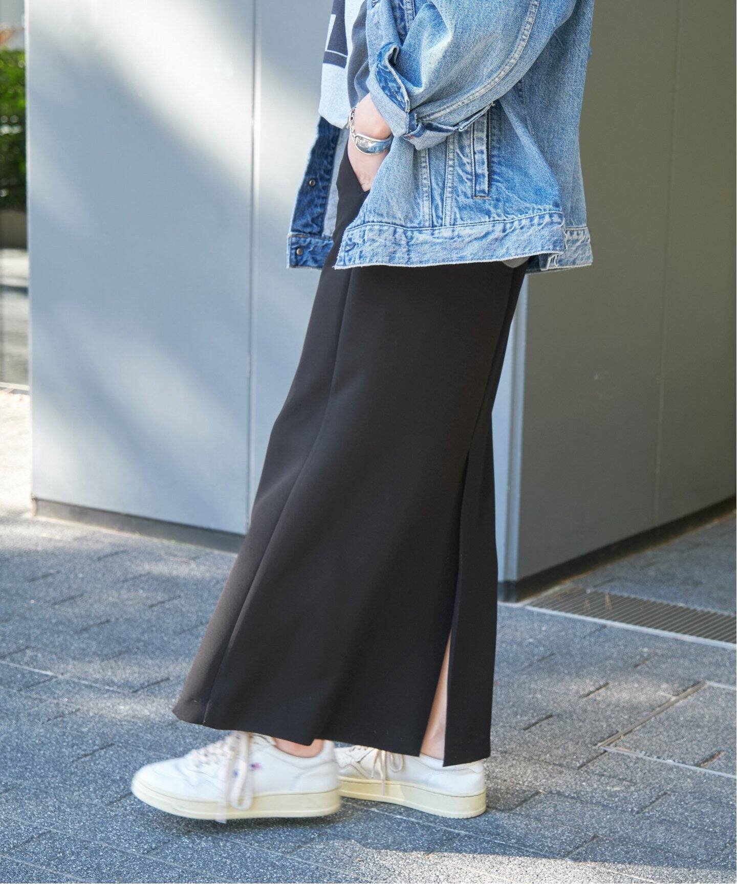 ≪追加≫イージーIラインスカート（ロング・マキシ丈スカート）｜Spick