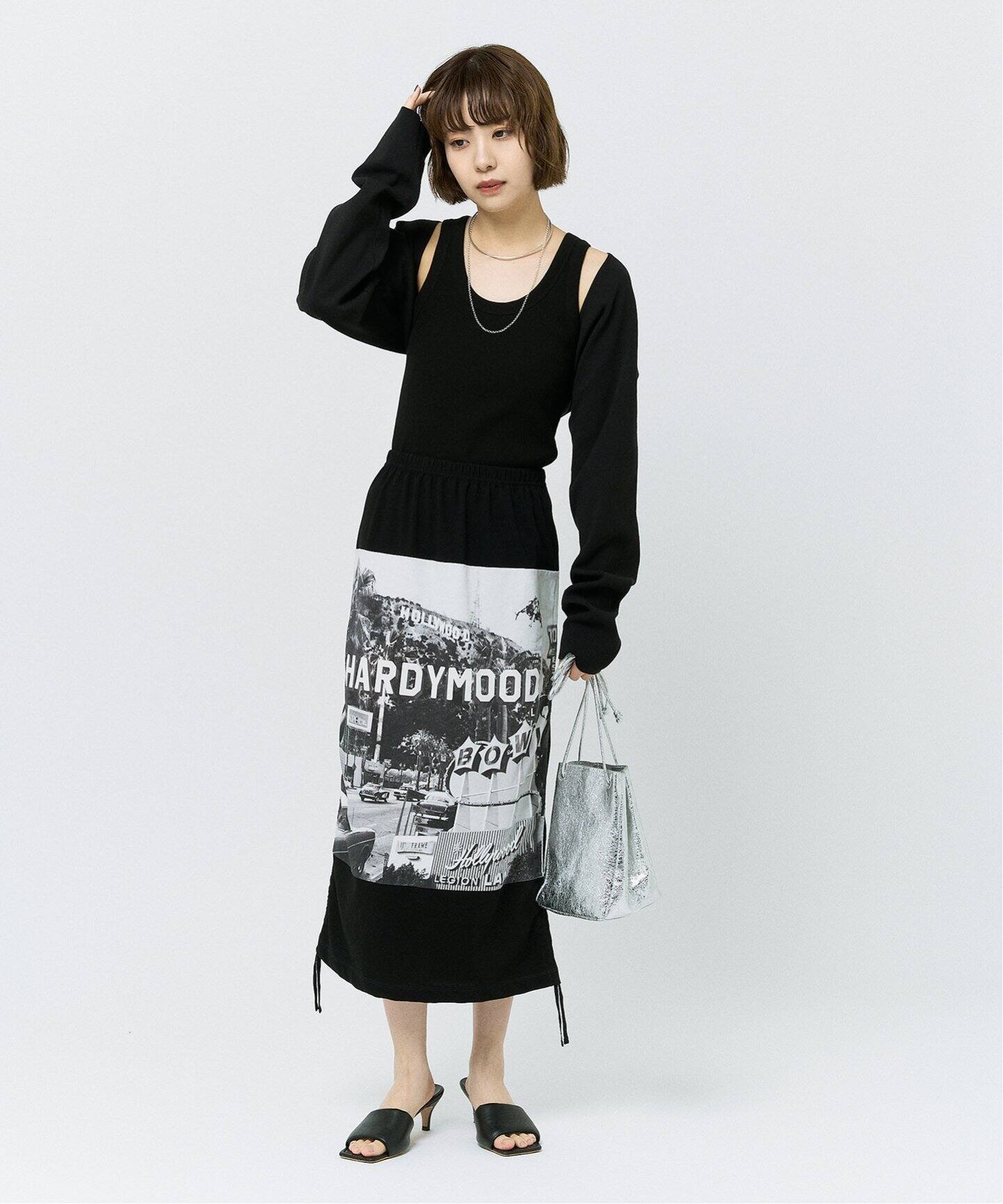 美品　HARDY NOIR HARDYMOOD Jersey スカート HARDY NOIR - 美品 HARDY NOIR HARDYMOOD Jersey スカートの通販