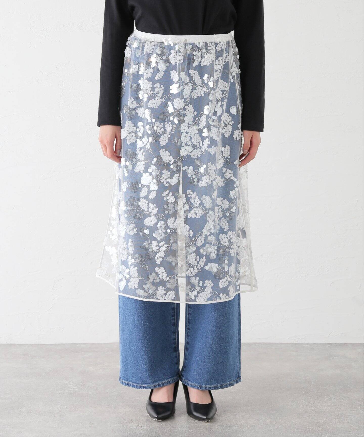 BAUM UND PFERDGARTEN / バウム ウンド ヘルガーデン Sequins SKIRT 