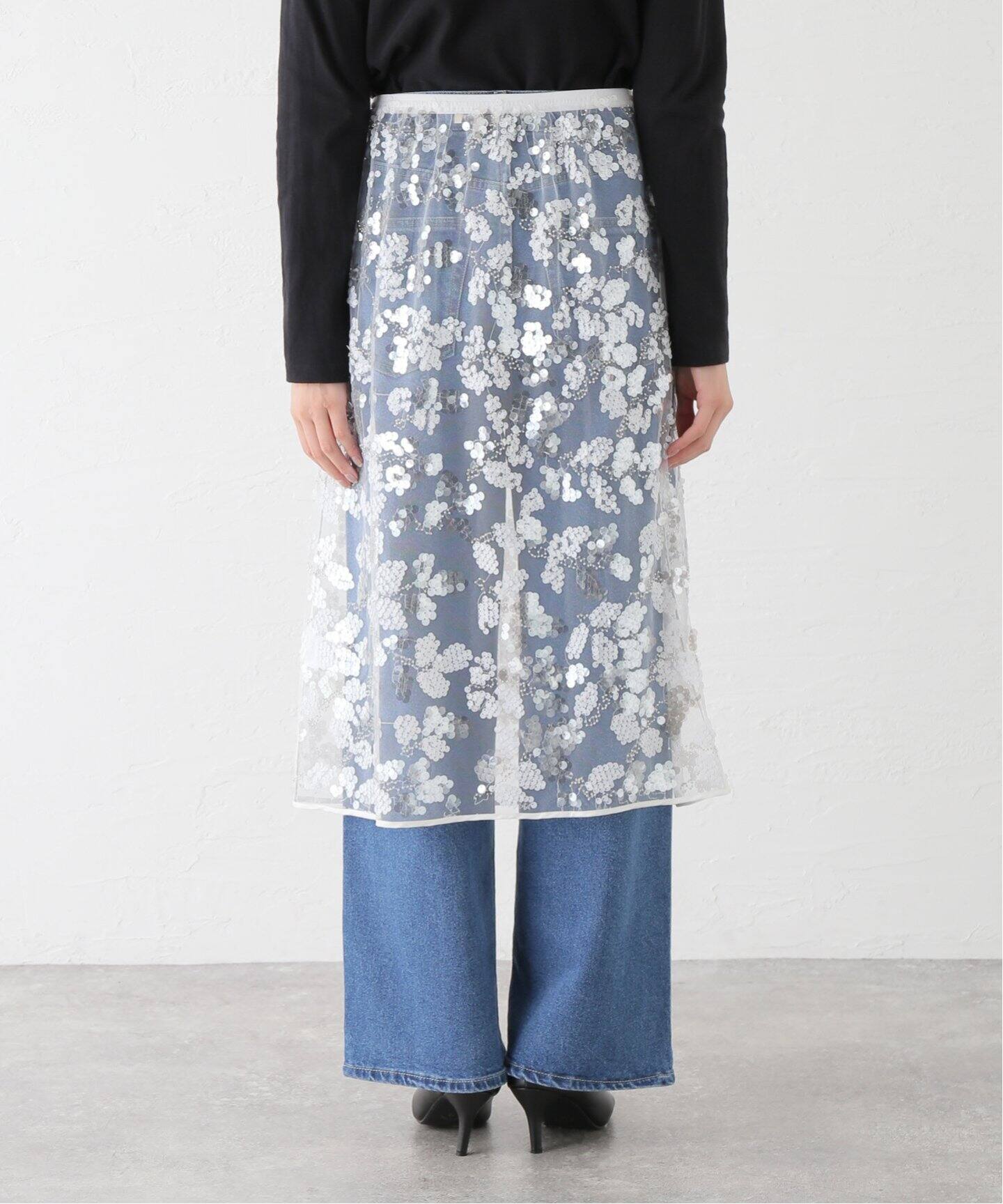 BAUM UND PFERDGARTEN / バウム ウンド ヘルガーデン Sequins SKIRT  