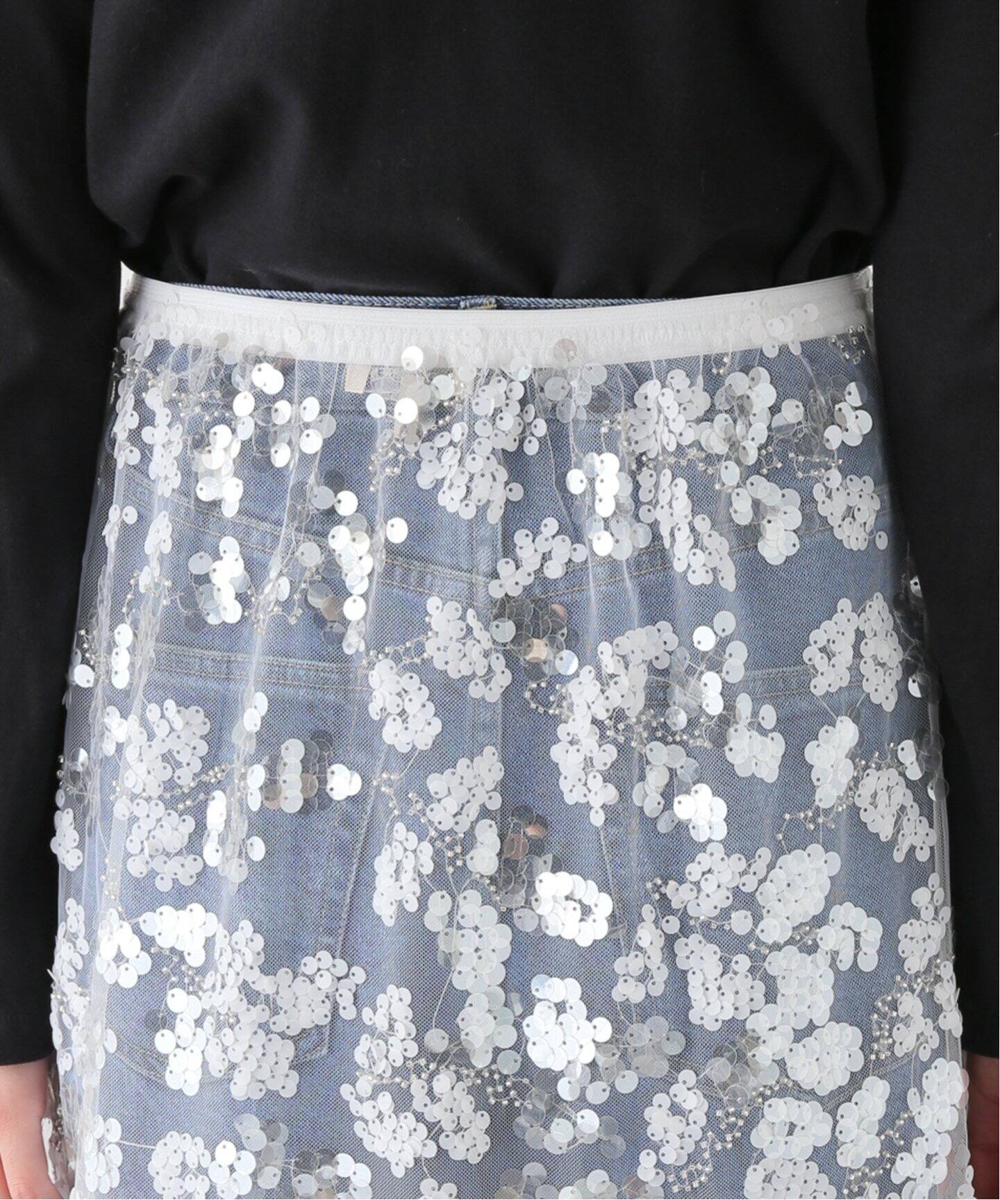 BAUM UND PFERDGARTEN / バウム ウンド ヘルガーデン Sequins SKIRT 