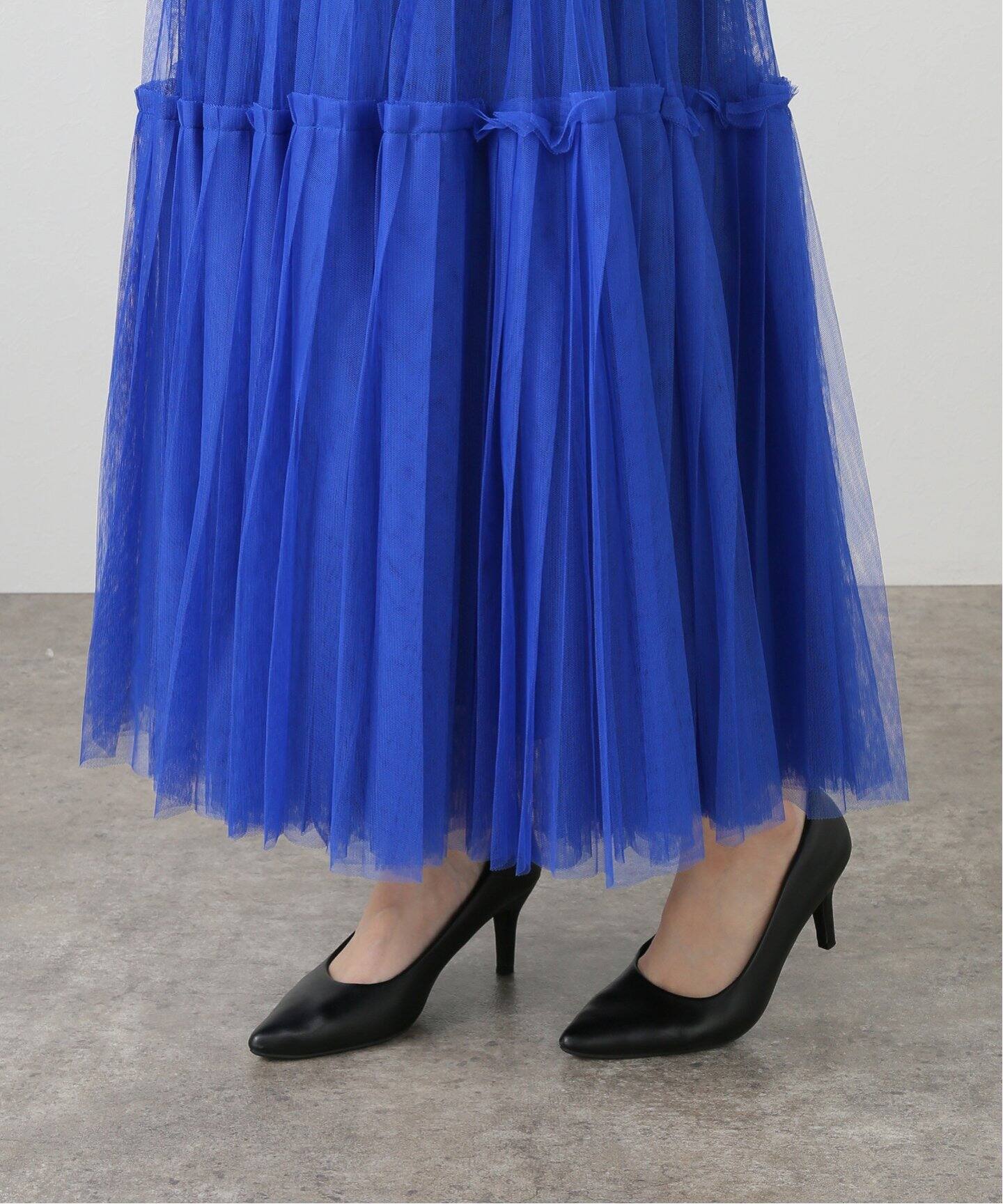 STUMBLY / スタンブリー Pleated Tulle Skirt 5354220003（その他 