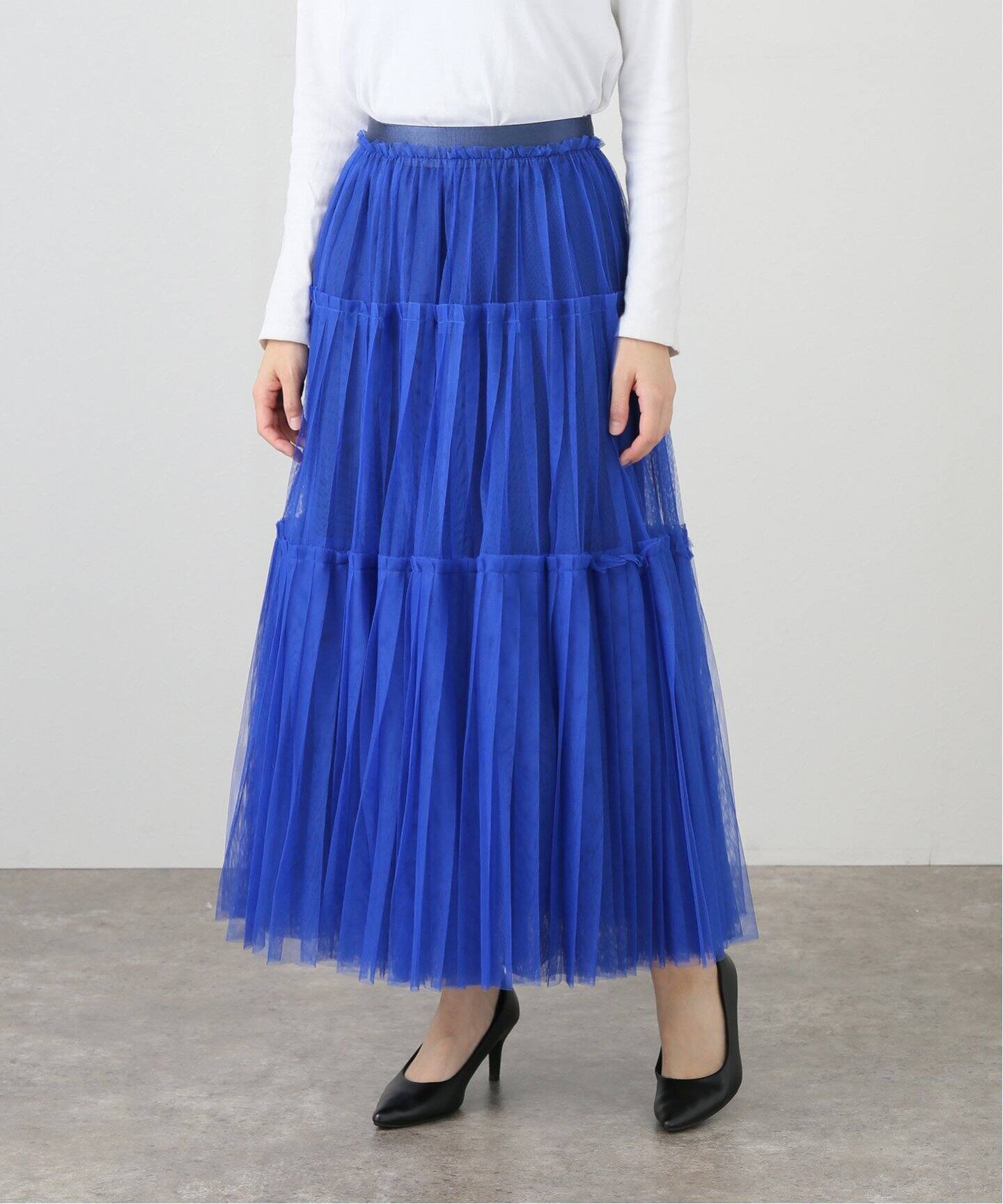 STUMBLY / スタンブリー Pleated Tulle Skirt 5354220003（その他 