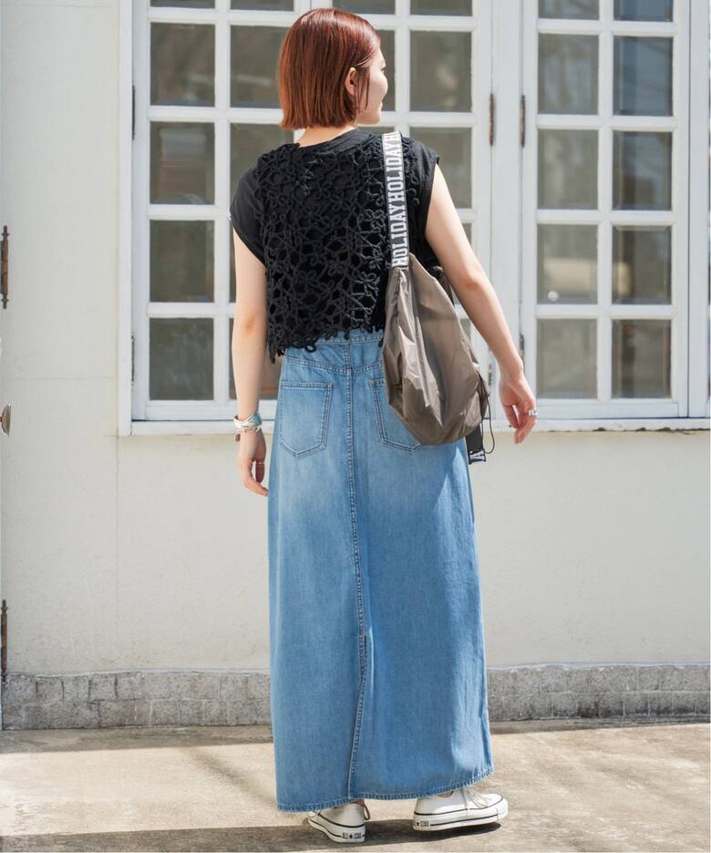 upper hights / アッパーハイツ 別注 THE LAZY SKIRT（デニムスカート 