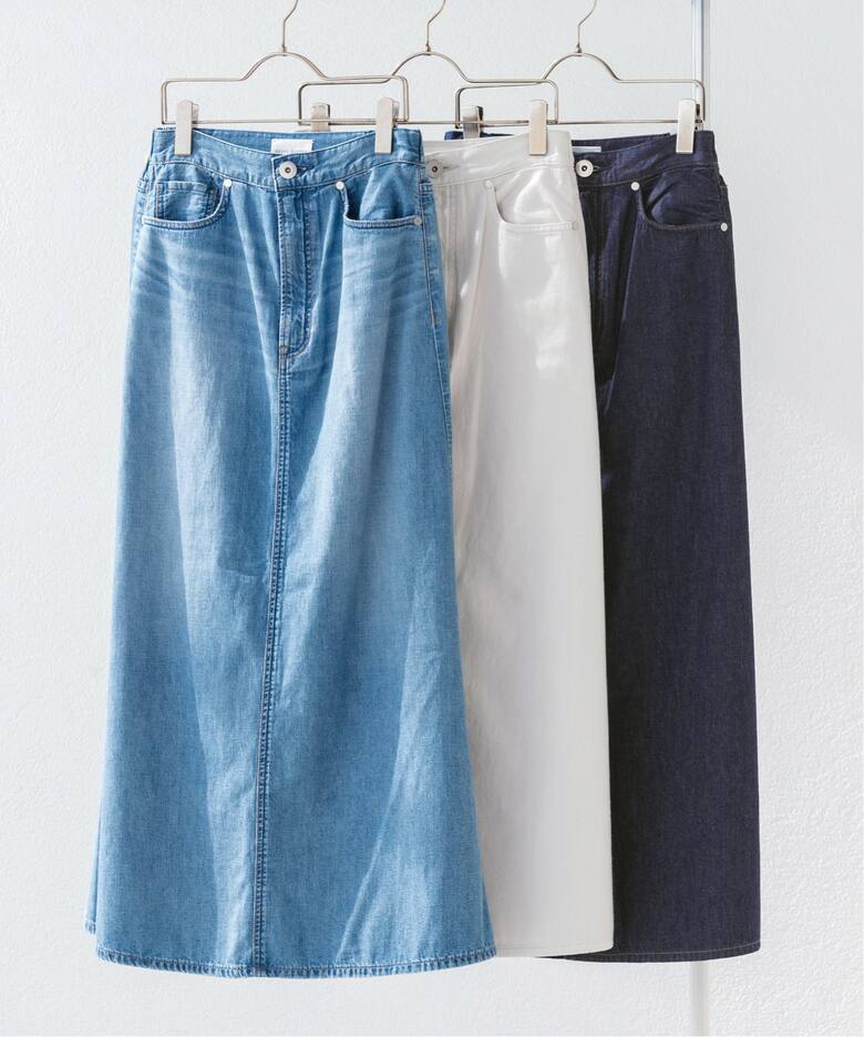 upper hights / アッパーハイツ 別注 THE LAZY SKIRT（デニムスカート 
