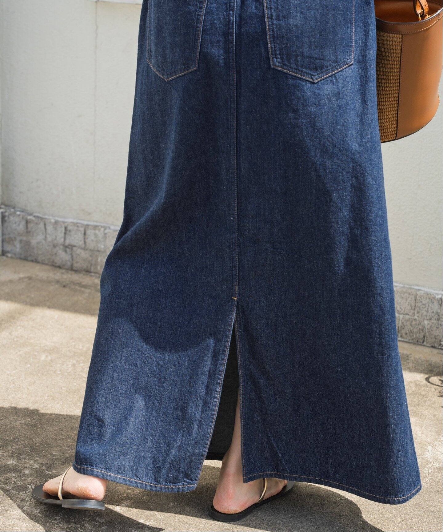 upper hights / アッパーハイツ 別注 THE LAZY SKIRT（デニムスカート 