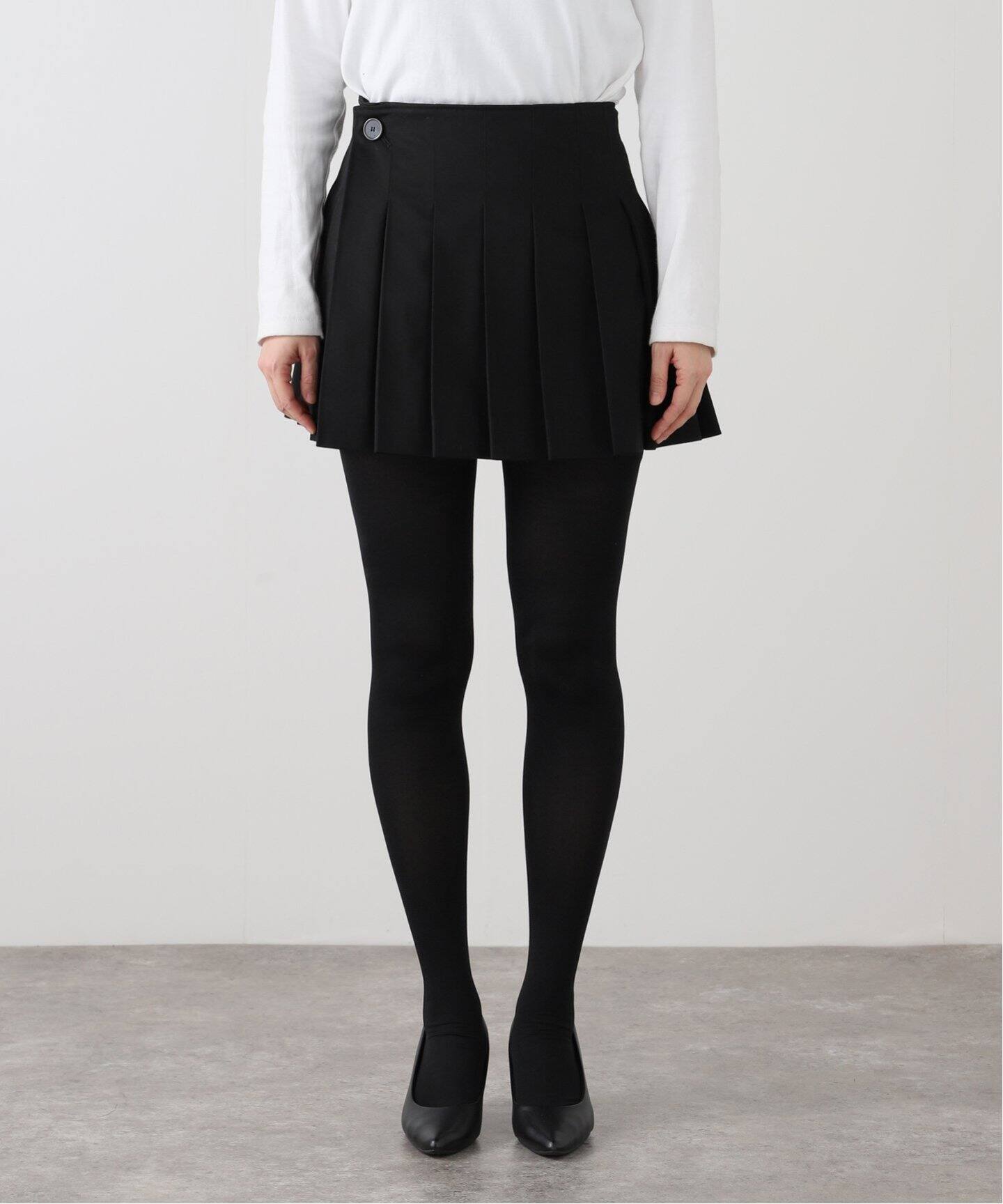 コットンプリーツミニスカート（ミニスカート）｜U by SPICK&SPAN  