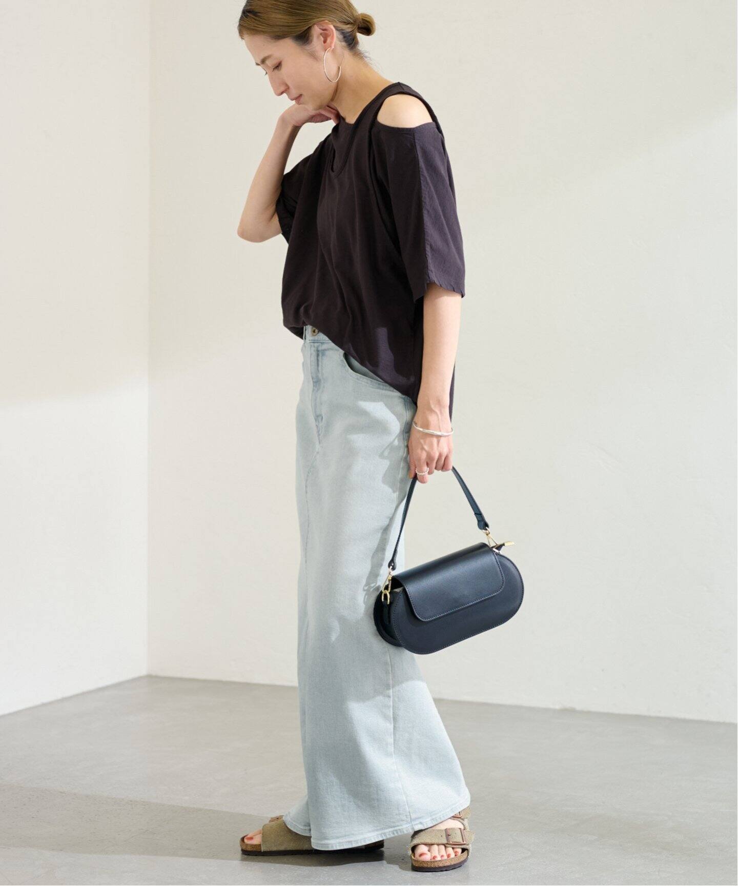 タイトフィットデニムスカート（デニムスカート）｜FRAMeWORK  