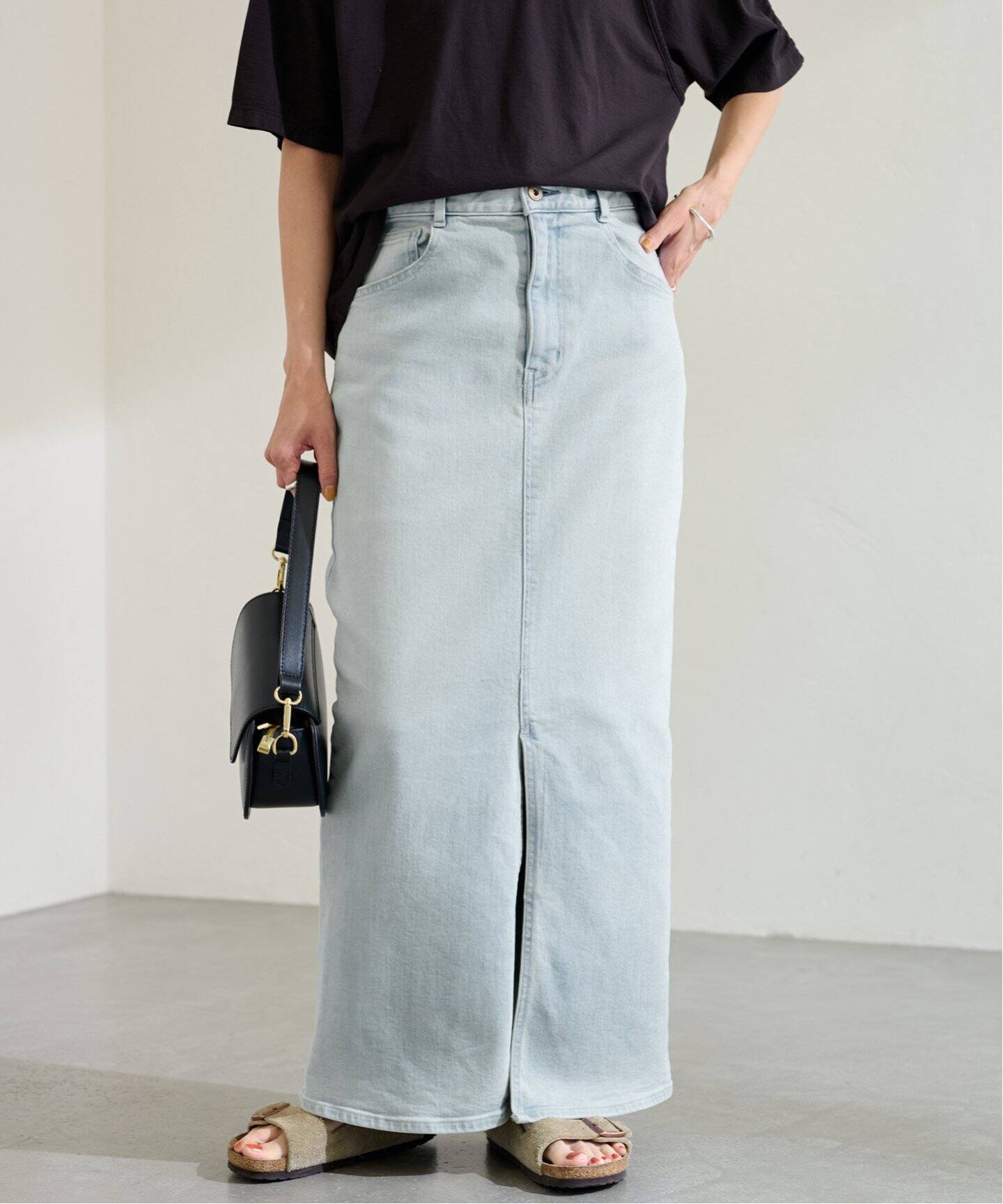 タイトフィットデニムスカート（デニムスカート）｜FRAMeWORK  