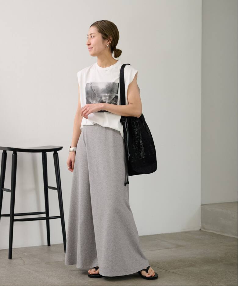 天竺フレアスカート（ロング・マキシ丈スカート）｜FRAMeWORK  