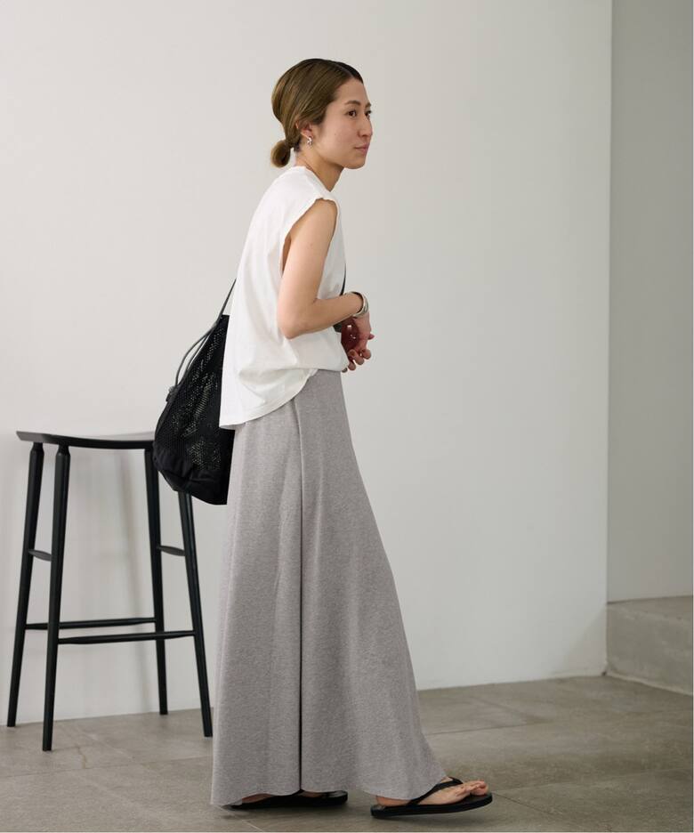 天竺フレアスカート（ロング・マキシ丈スカート）｜FRAMeWORK  