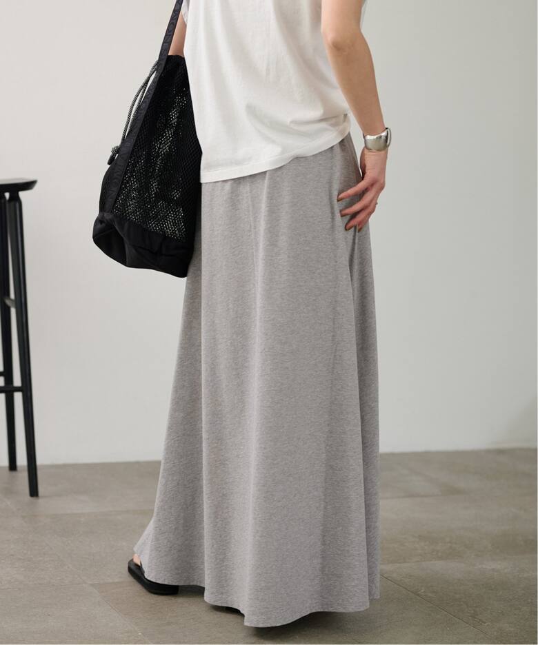 天竺フレアスカート（ロング・マキシ丈スカート）｜FRAMeWORK  