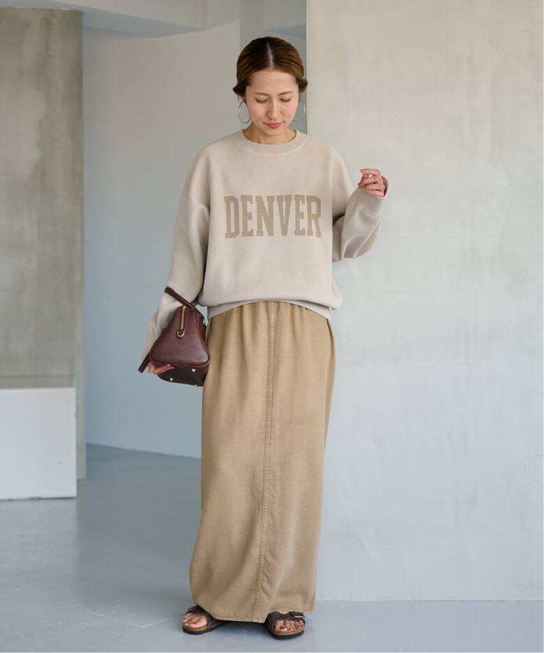 リヨセル中白染めスカート（ロング・マキシ丈スカート）｜FRAMeWORK 