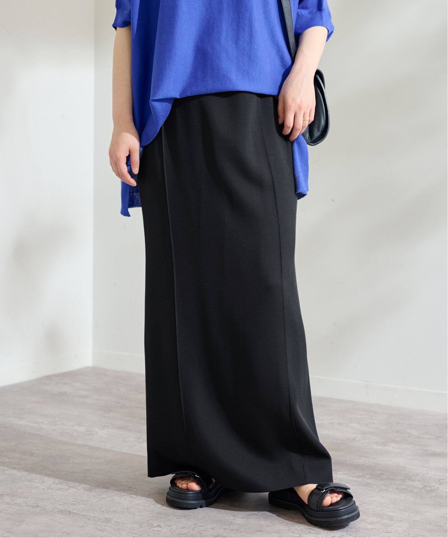イージースラックススカート（ロング・マキシ丈スカート）｜FRAMeWORK  