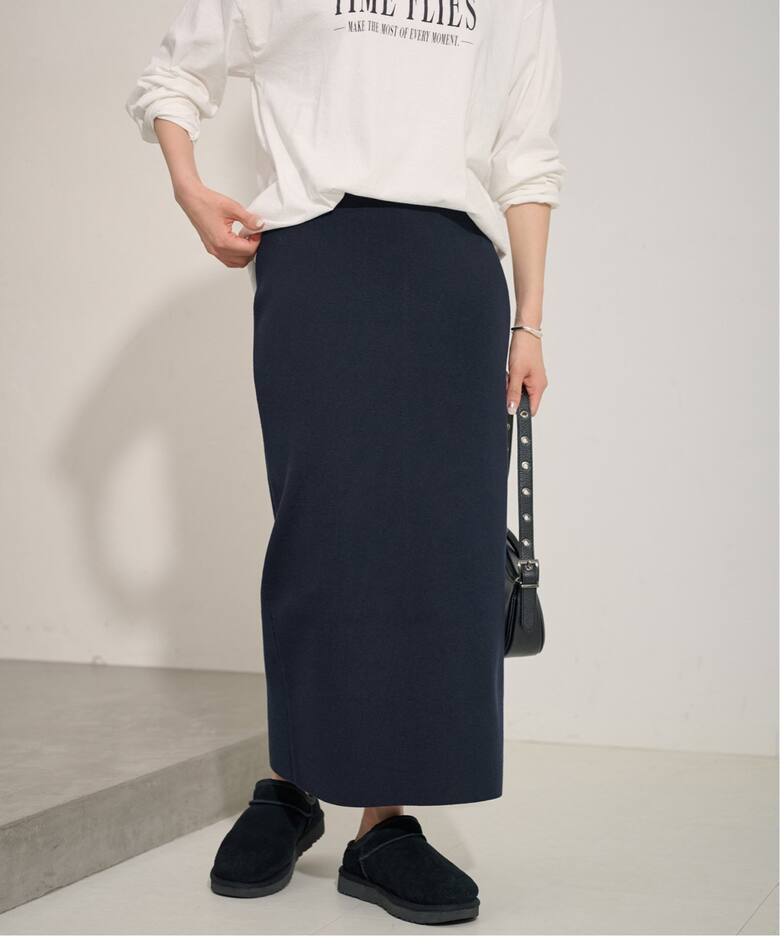 ≪追加≫総針タイトスカート（ロング・マキシ丈スカート）｜FRAMeWORK  