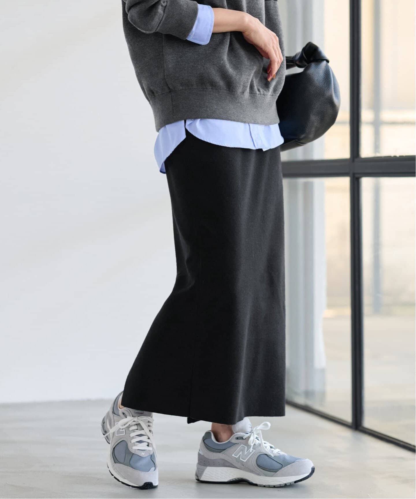 ≪WEB限定追加≫総針タイトスカート3（ロング・マキシ丈スカート  