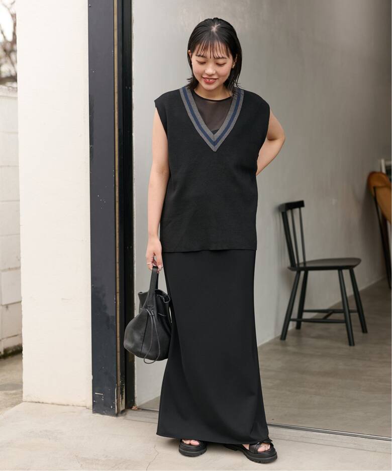 TAジャージーマーメイドスカート（ロング・マキシ丈スカート  