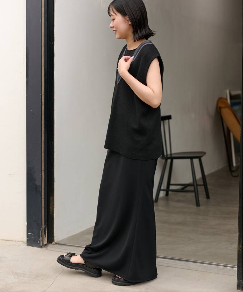 TAジャージーマーメイドスカート（ロング・マキシ丈スカート  