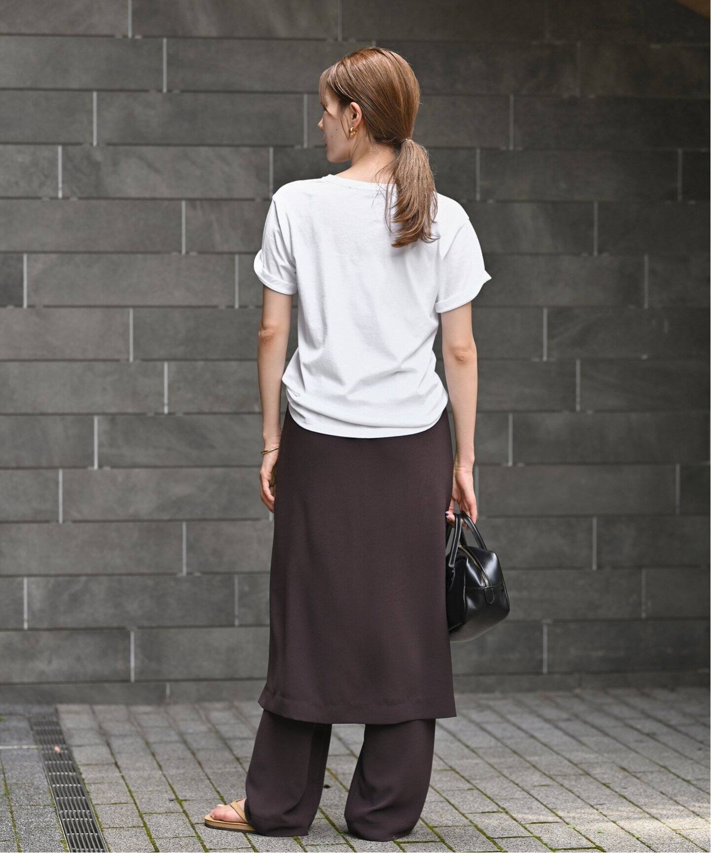 メランジツイルレイヤードボトムス（その他スカート）｜FRAMeWORK  