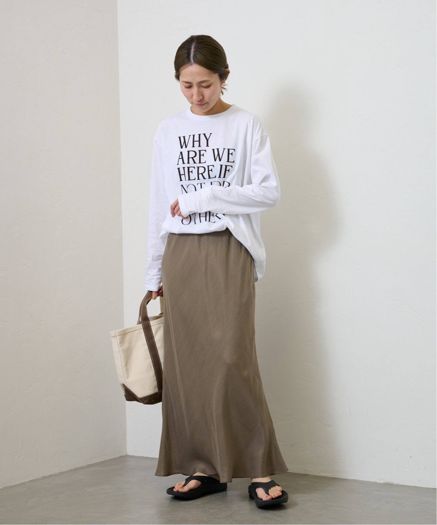 フィブリルキュプラバイアススカート（ロング・マキシ丈スカート  