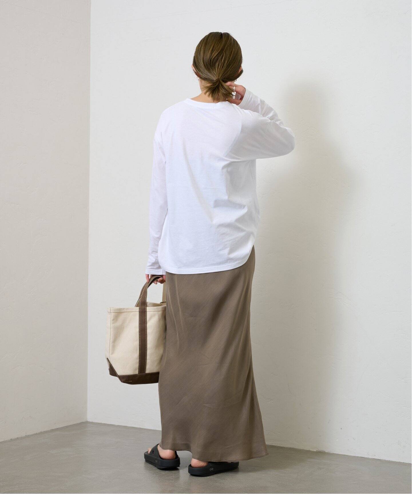 フィブリルキュプラバイアススカート（ロング・マキシ丈スカート  