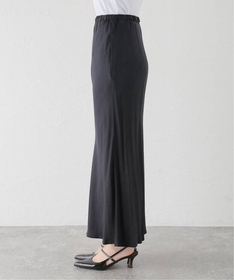 フィブリルキュプラバイアススカート（ロング・マキシ丈スカート  