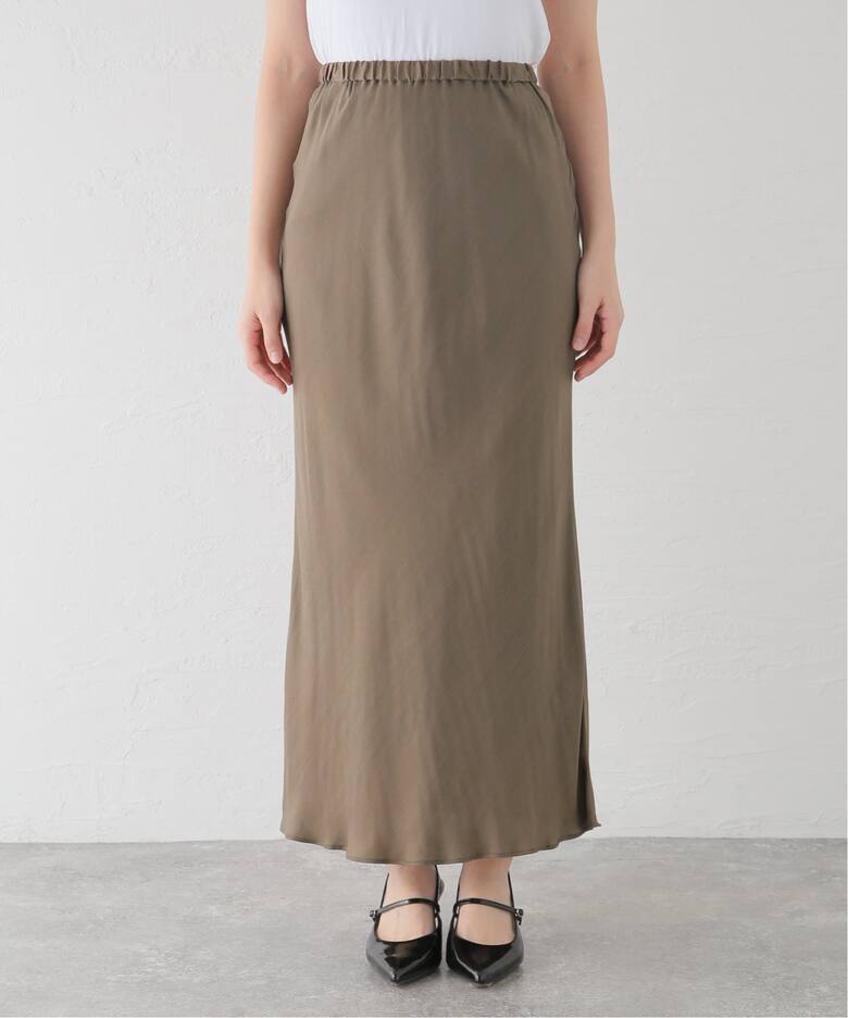 フィブリルキュプラバイアススカート（ロング・マキシ丈スカート  
