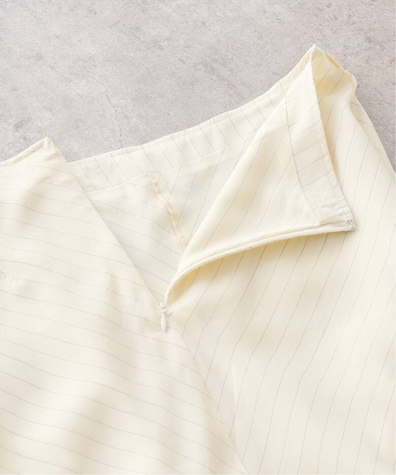 JANE SMITH/ジェーンスミス WASHED CUPRO STRIPE LONG SK（ロング 